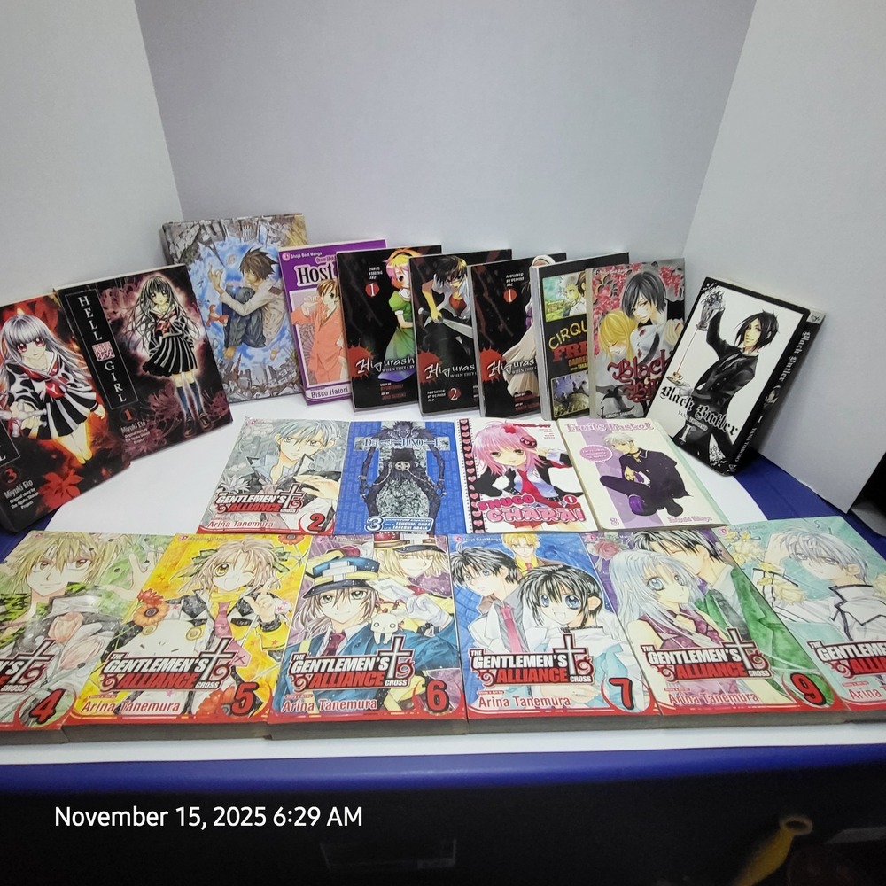 Anime Books Manga & Others Mixed Lot Of  20-Death Note,Black Butler,hell Girl & - Picture 2 of 4